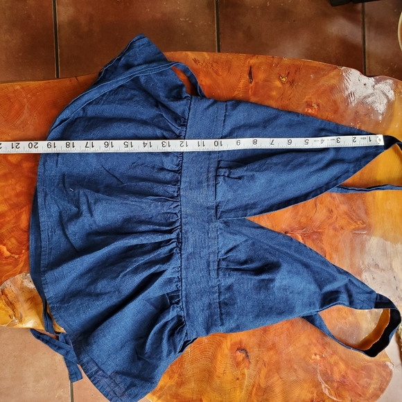 NWT Free People Low Cut Peplum Top - Picture 8 of 11